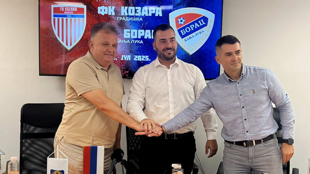 FK „Kozara“ i FK „Borac“ potpisali ugovor o poslovno-tehničkoj saradnji