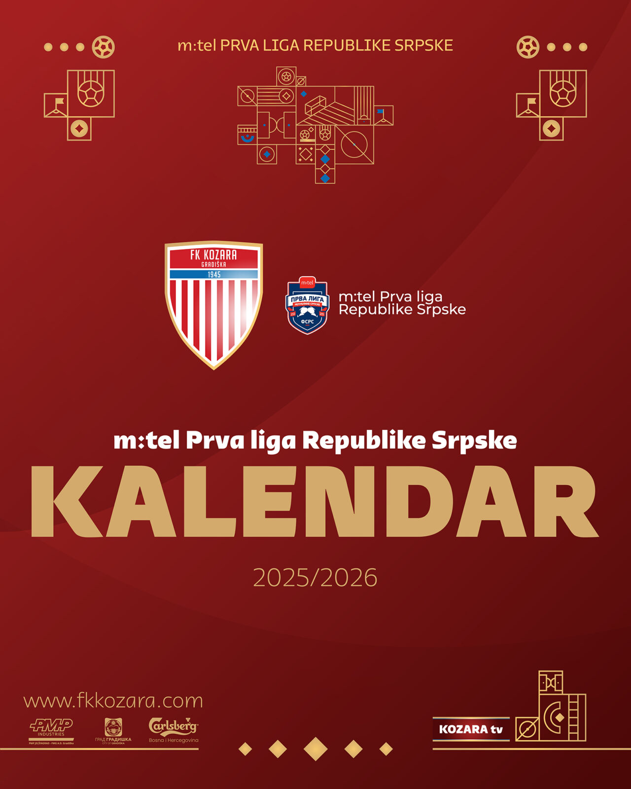 Kalendar m:tel Prve lige Repiblike Srpske