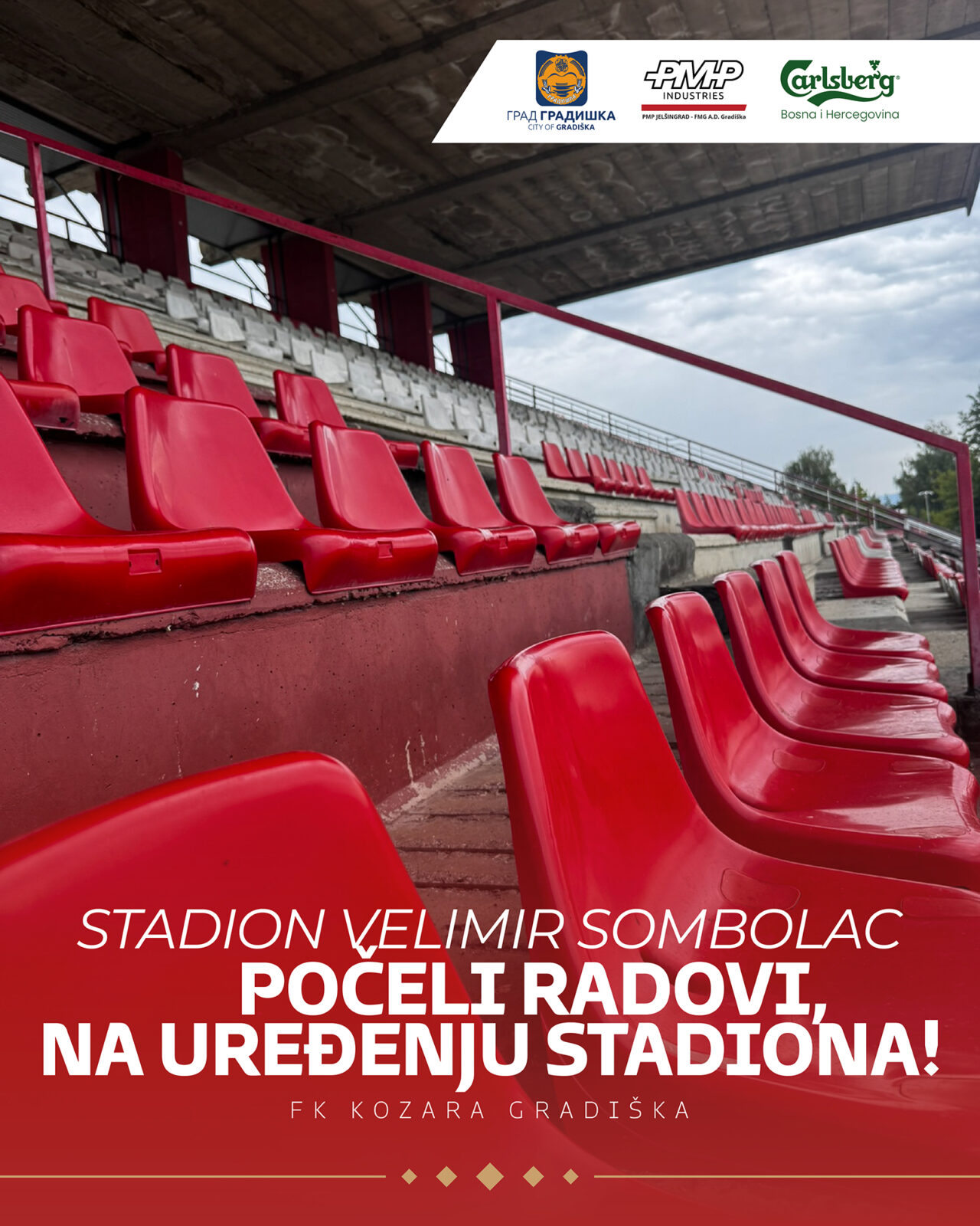 RADOVI NA STADIONU U PUNOM JEKU